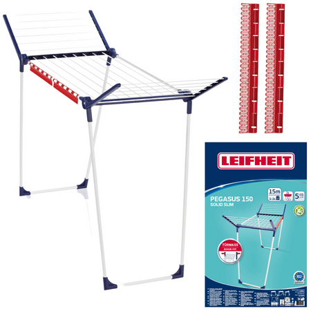 Suszarka na pranie stojąca Leifheit Pegasus  150 Solid Slim 81570